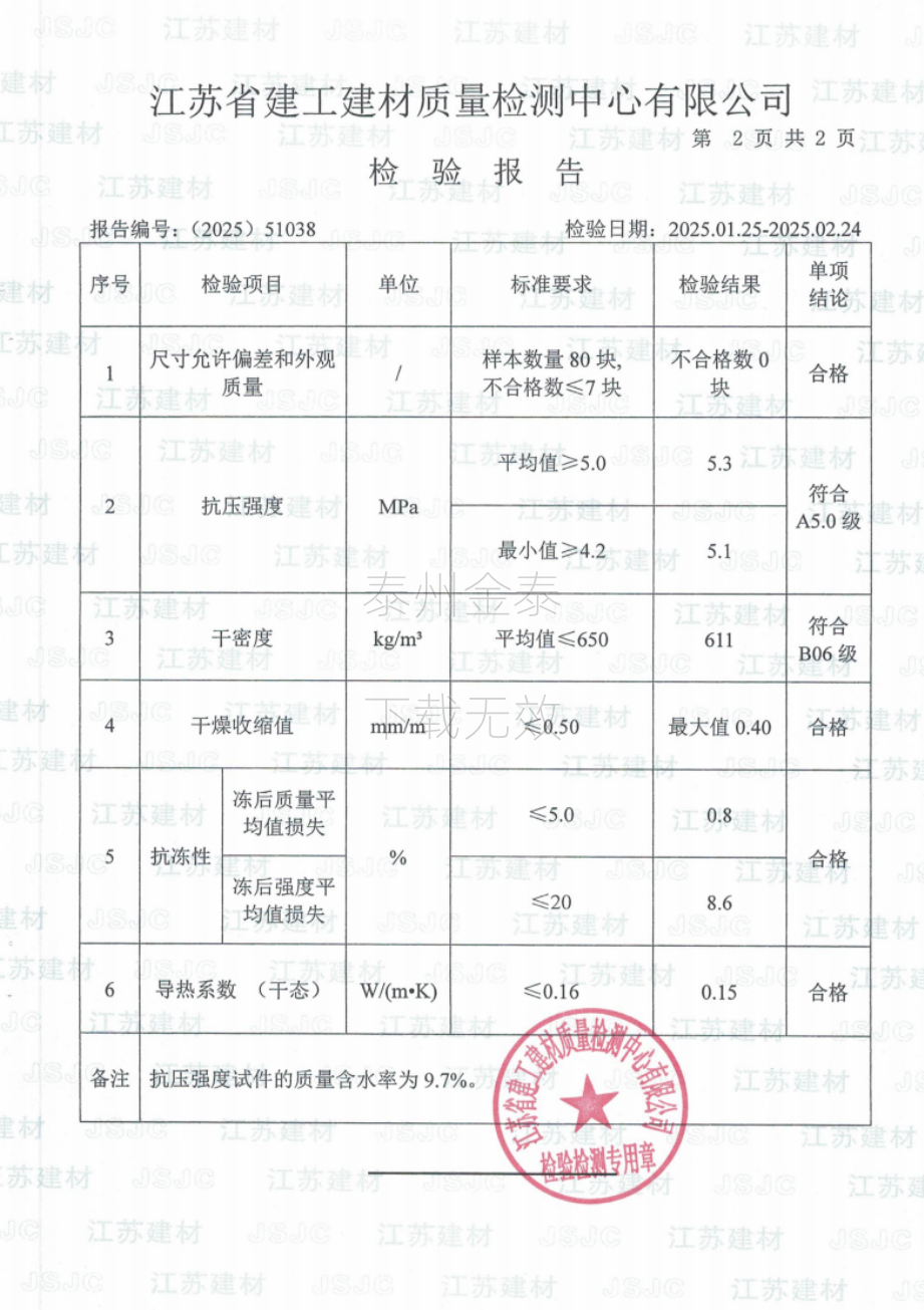 检验报告